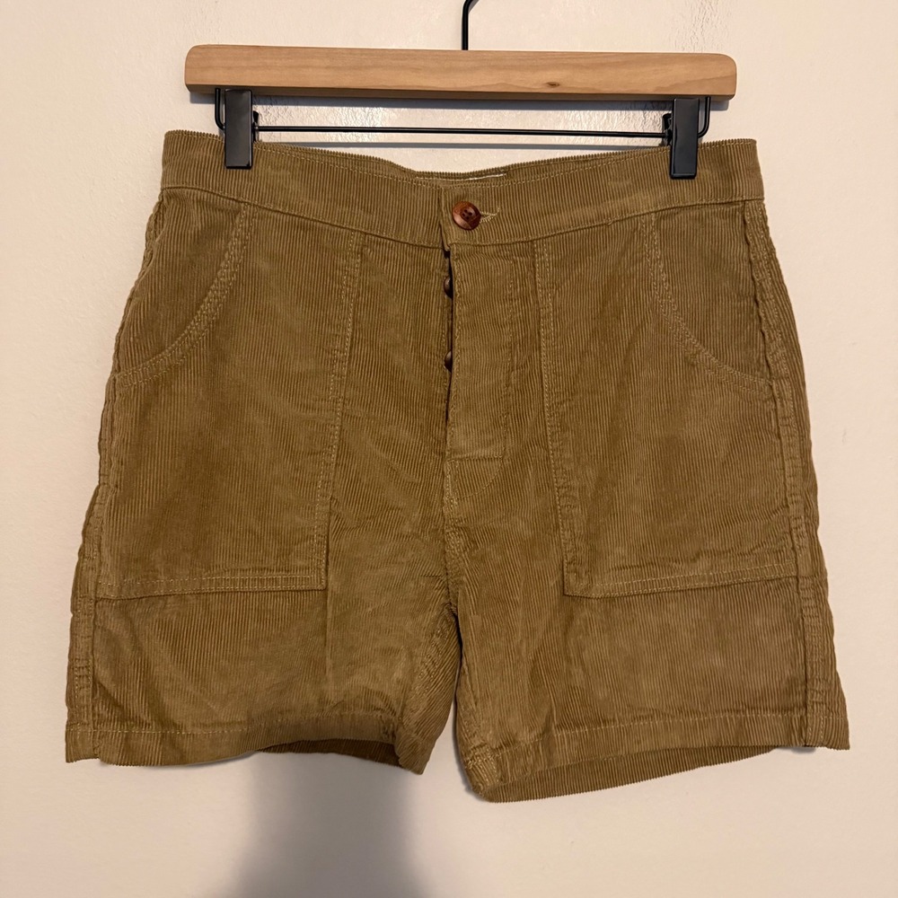 NWT Birdwell Britches corduroy shorts tan 29 utility classic golf preppy